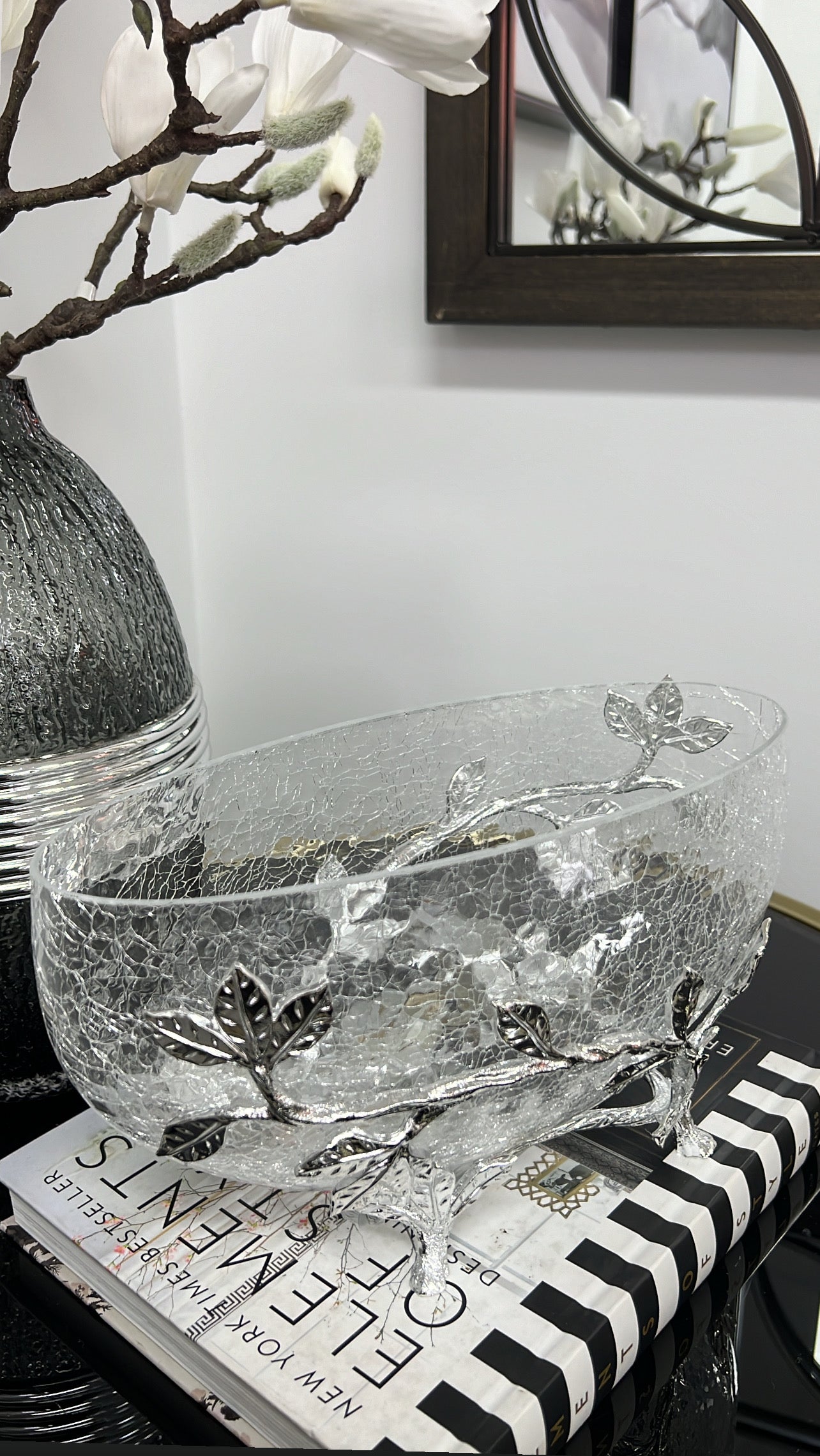 Anem silver bowl - Luscious Homewares