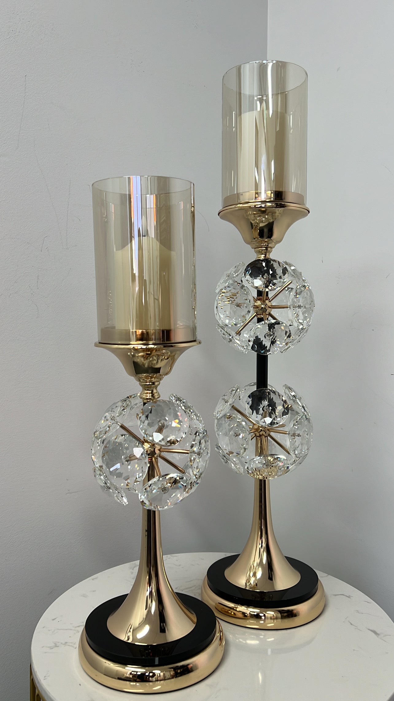 Opulent candle holders