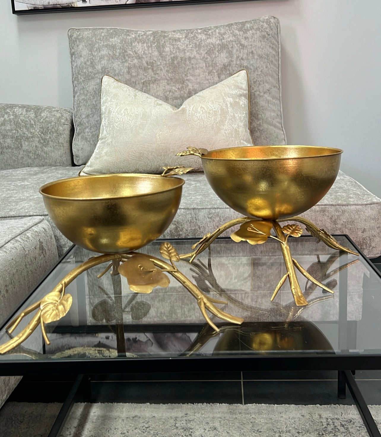 Janin Gold foil bowl - Luscious Homewares