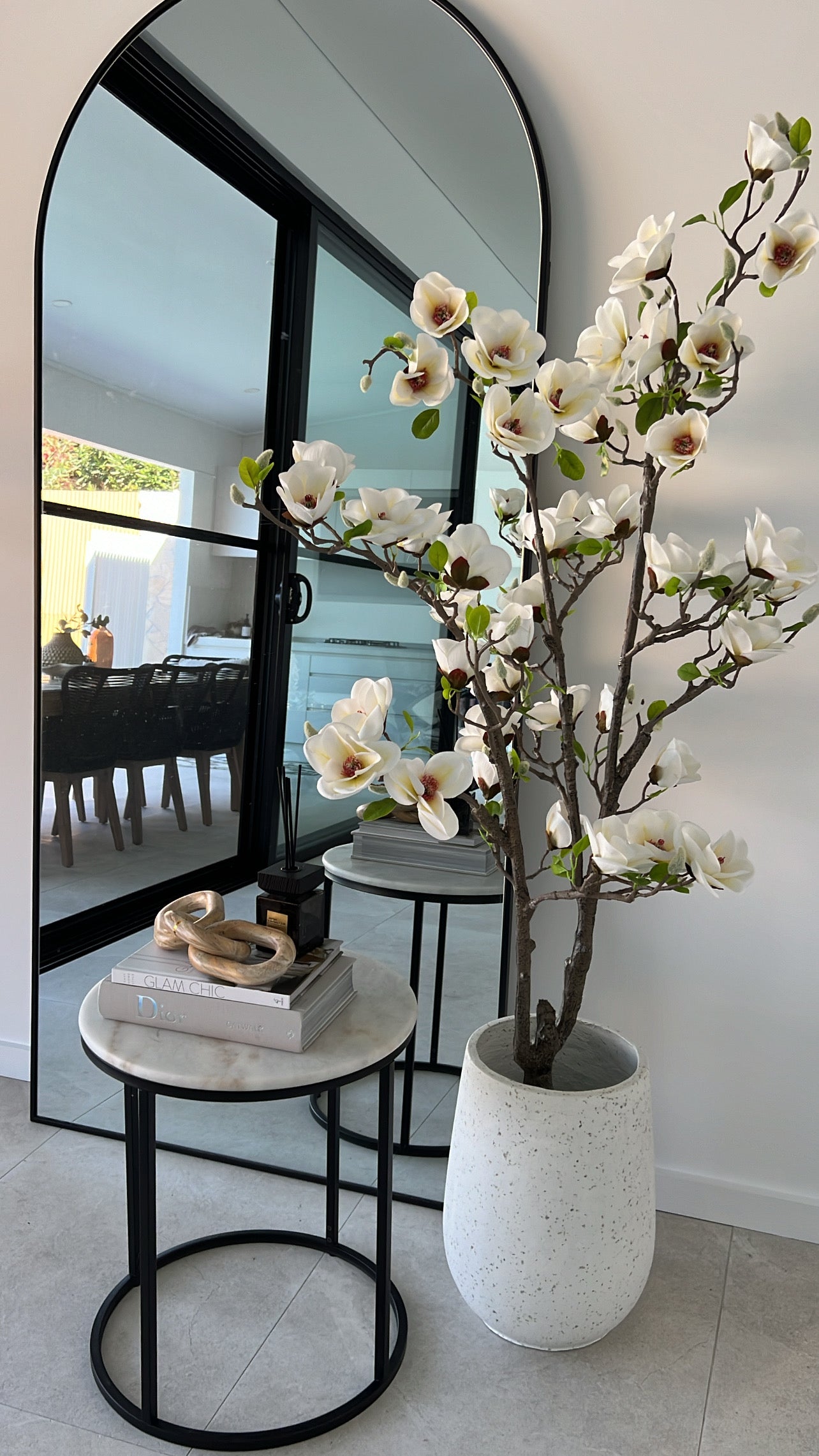 Magnolia artificial tree plant + pot