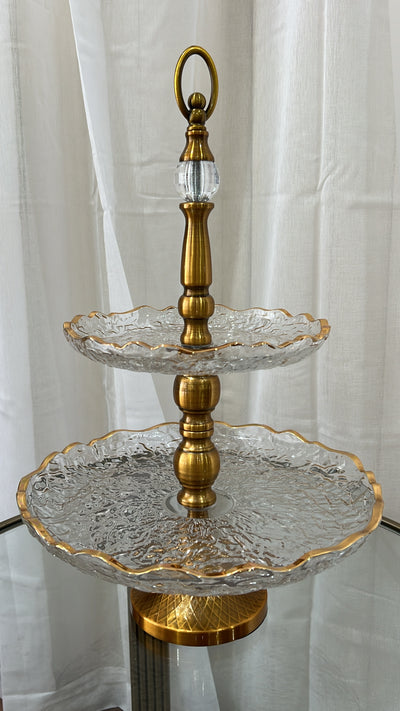 Noura 2 tier tray - Luscious Homewares