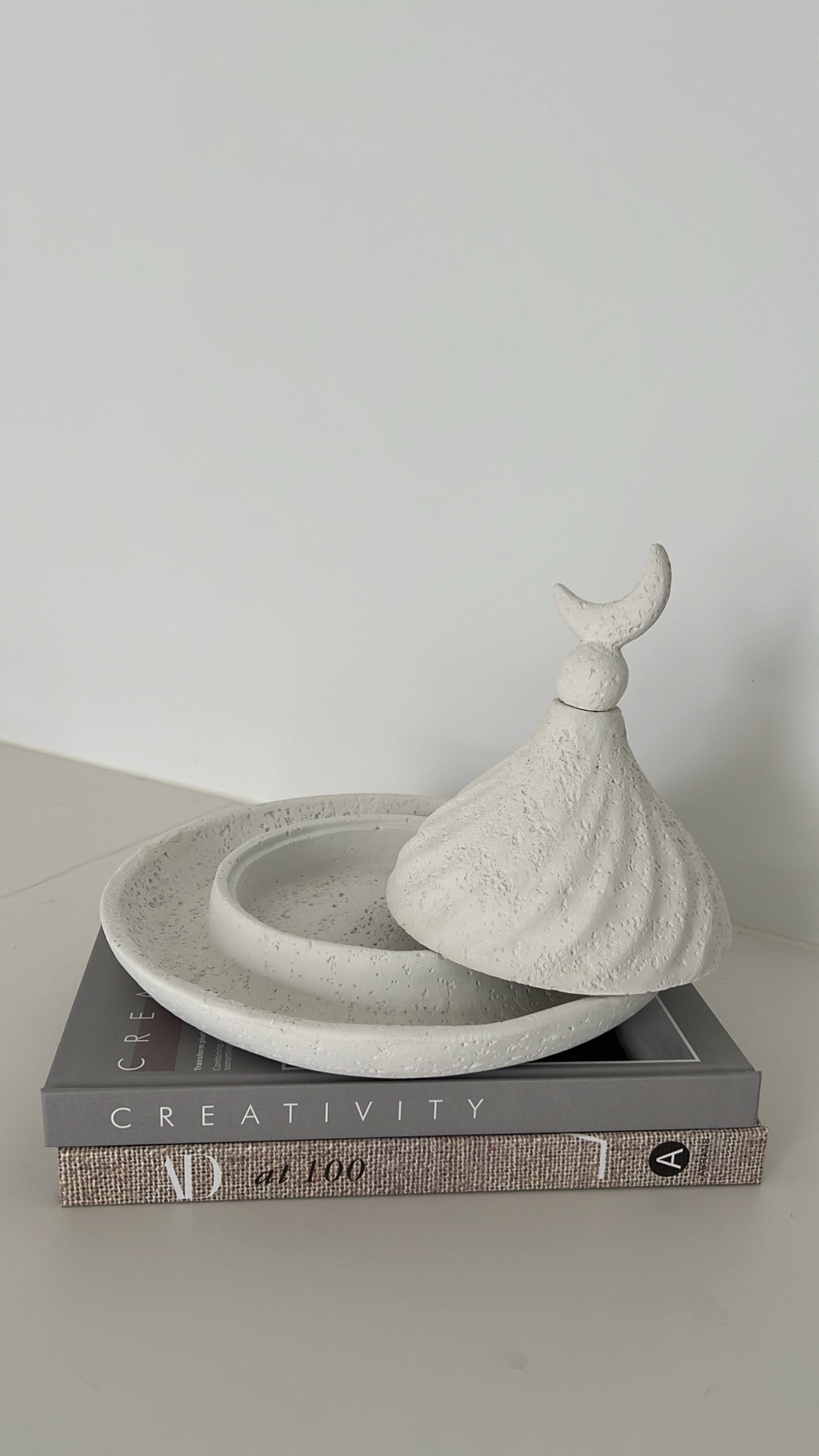 Moroccan stone ring dish + dome