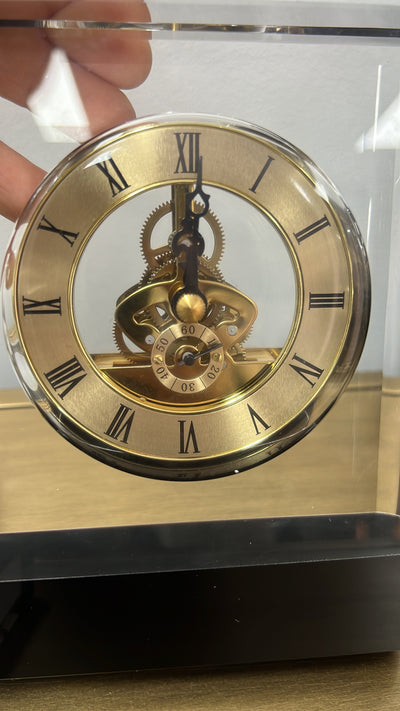 Gallery Crystal mechanical clock