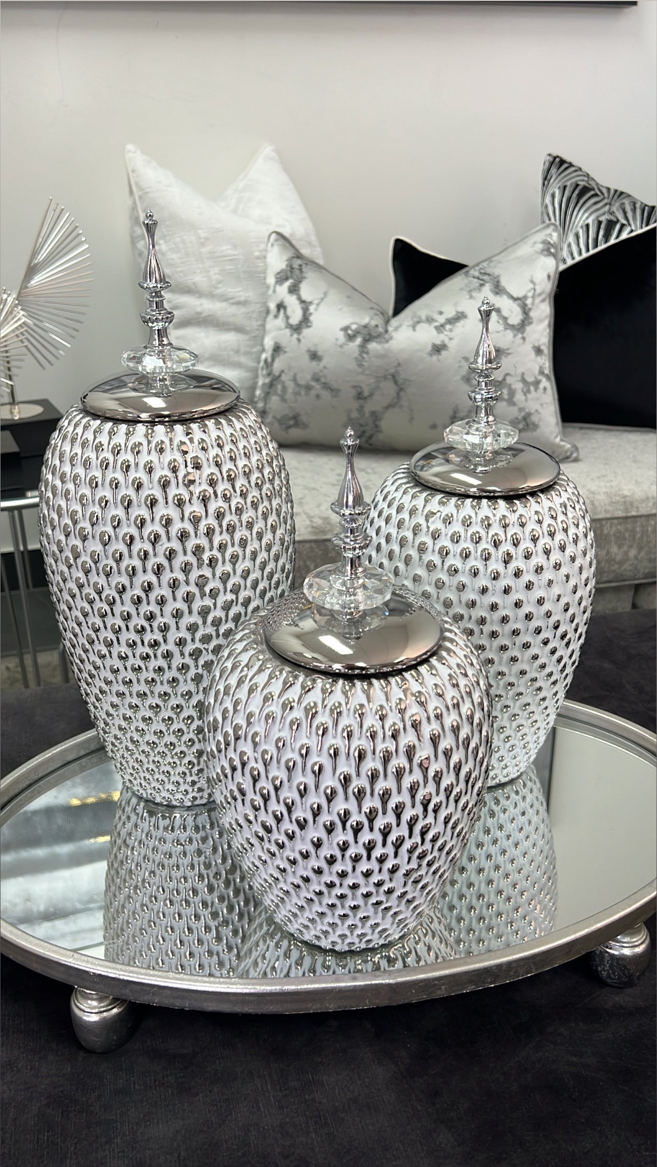 Teardrop Jars - Luscious Homewares