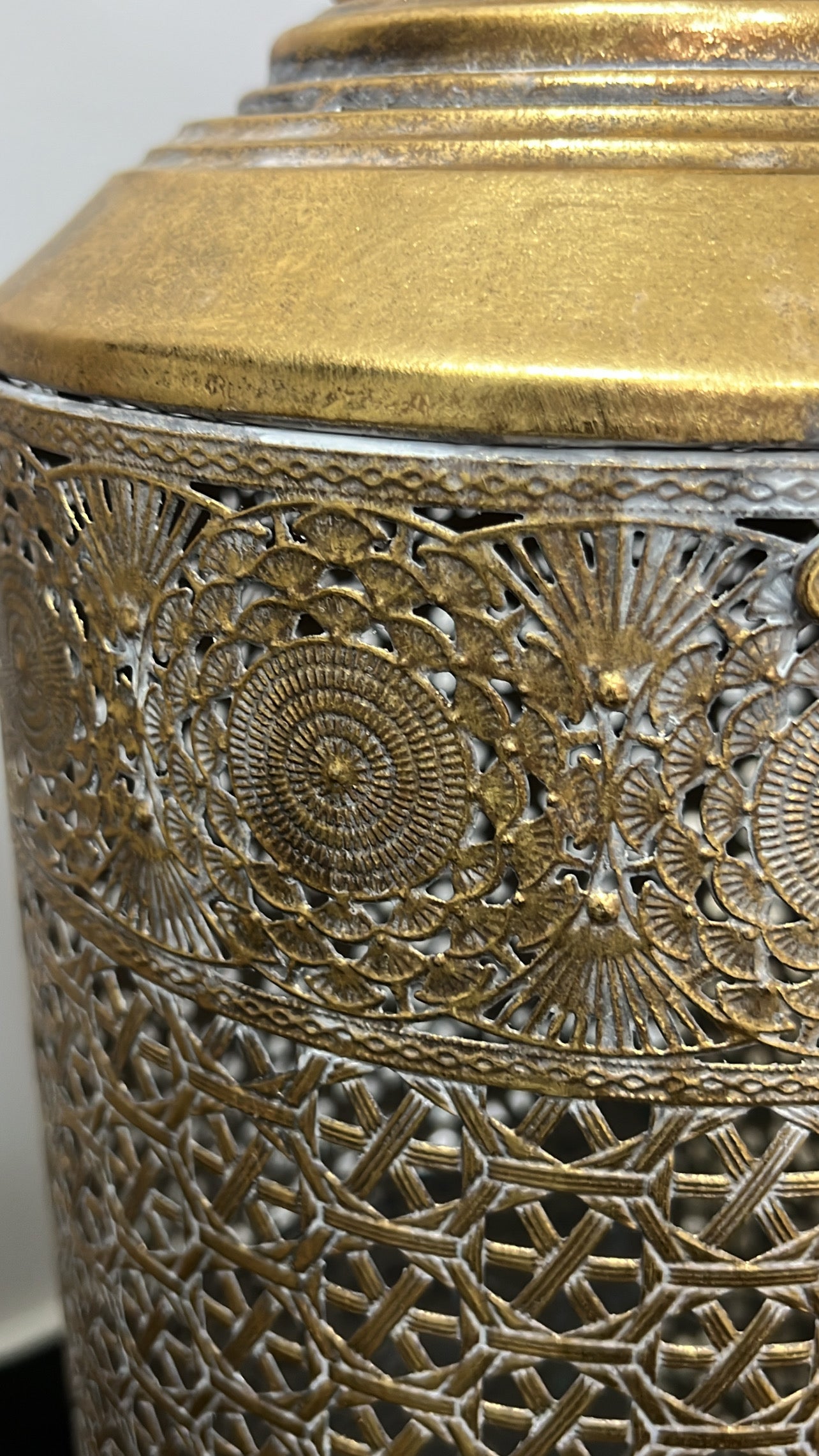 Morrocan Rustic gold Lantern