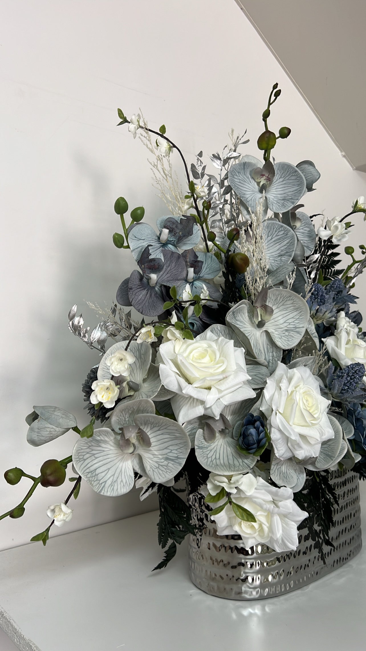 Sapphire blooms floral arrangement