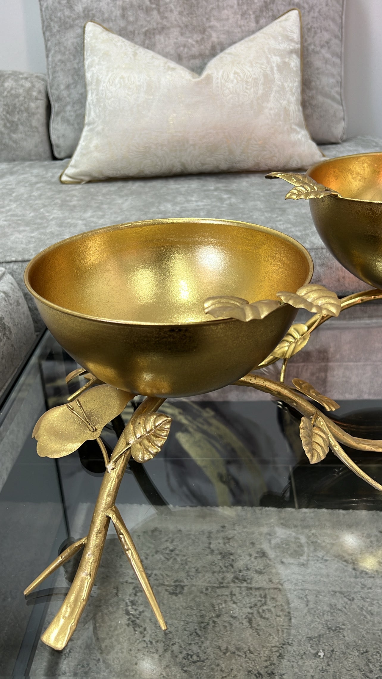 Janin Gold foil bowl - Luscious Homewares