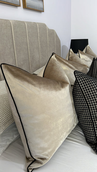 Royal luxe latte cushion