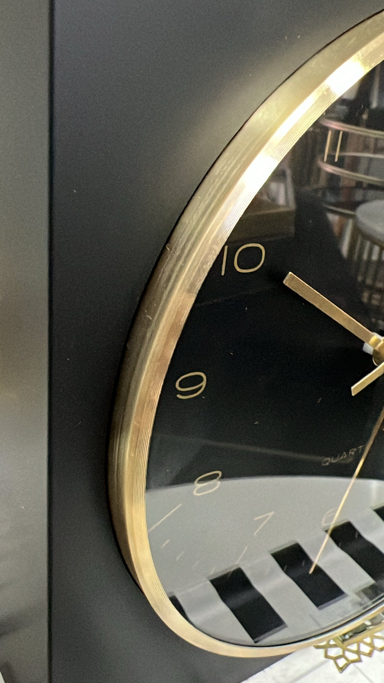 Max clock black - Luscious Homewares