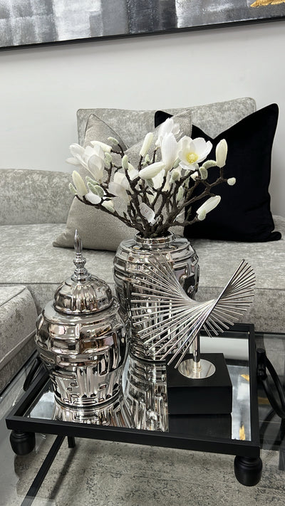 Silver Jar - Luscious Homewares