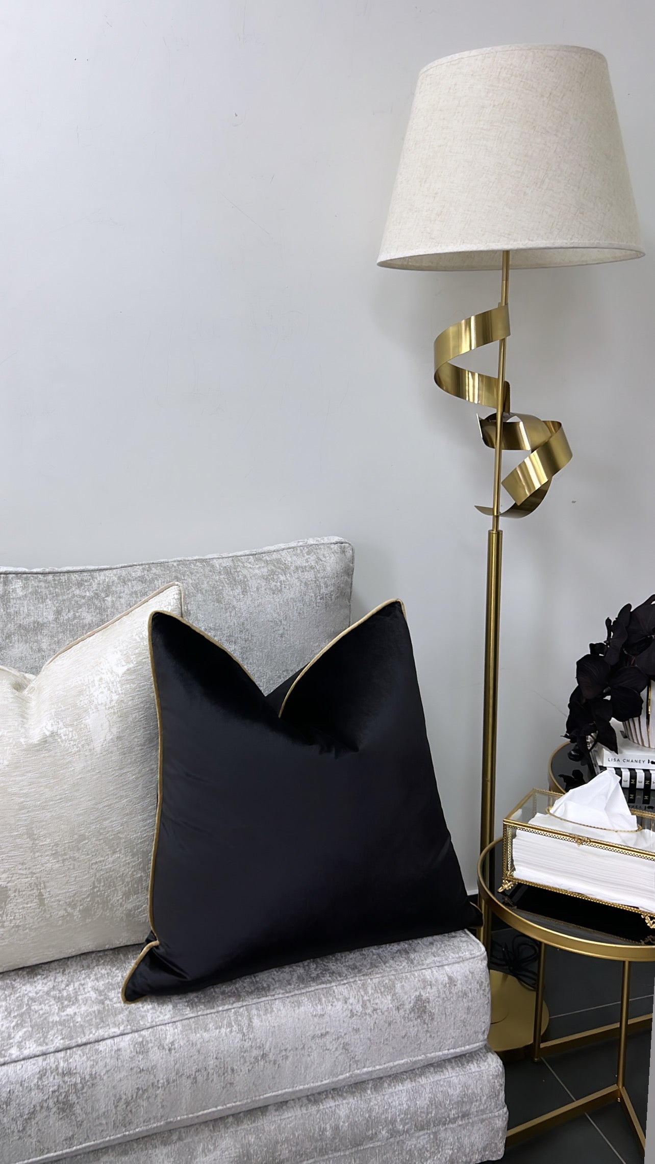 Deniz twist floor Lamp - Luscious Homewares