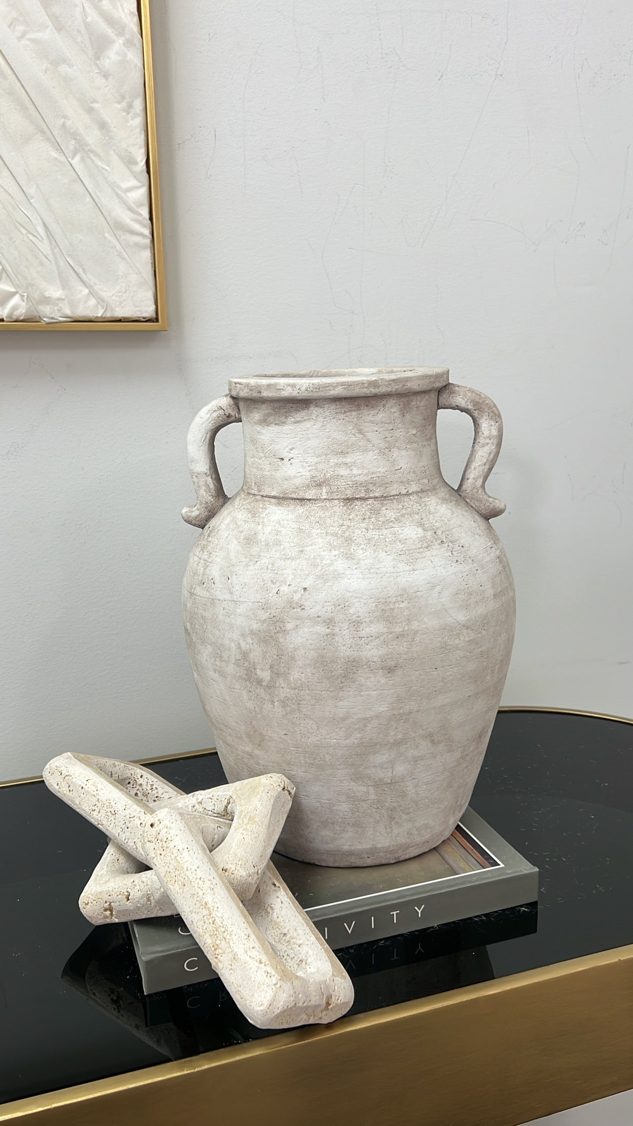 Ella ceramic urn vase