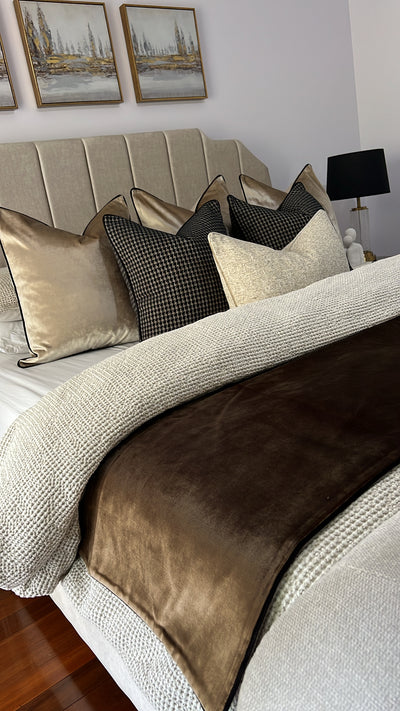 Royal luxe bronze throw 140x220cm