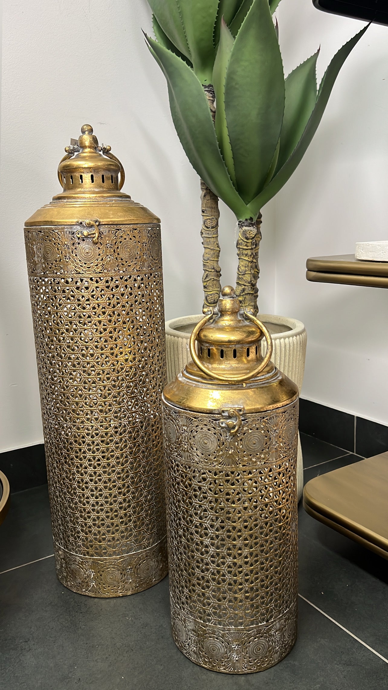 Morrocan Rustic gold Lantern