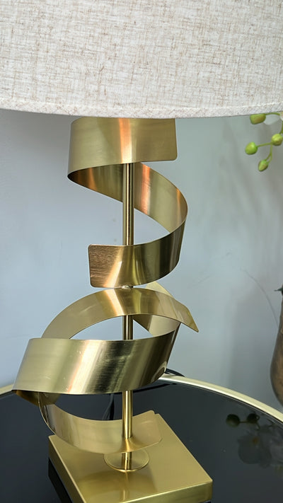 Deniz twist table Lamp - Luscious Homewares