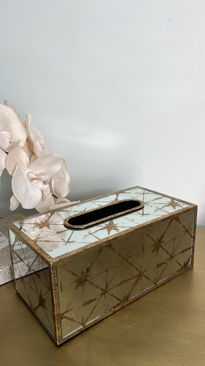 Starlight mirrored Tissue Box