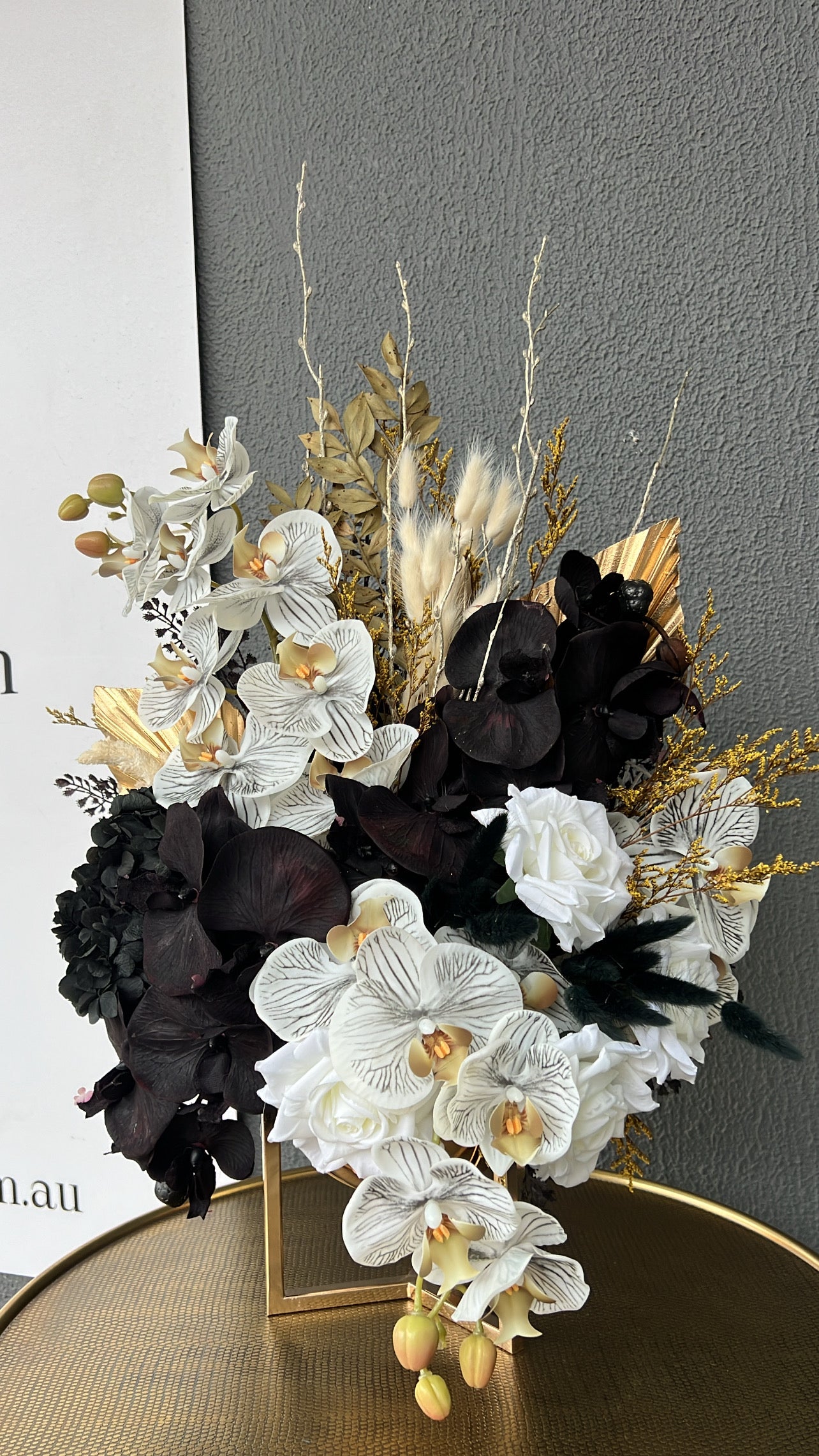 Maleficent floral arrangement