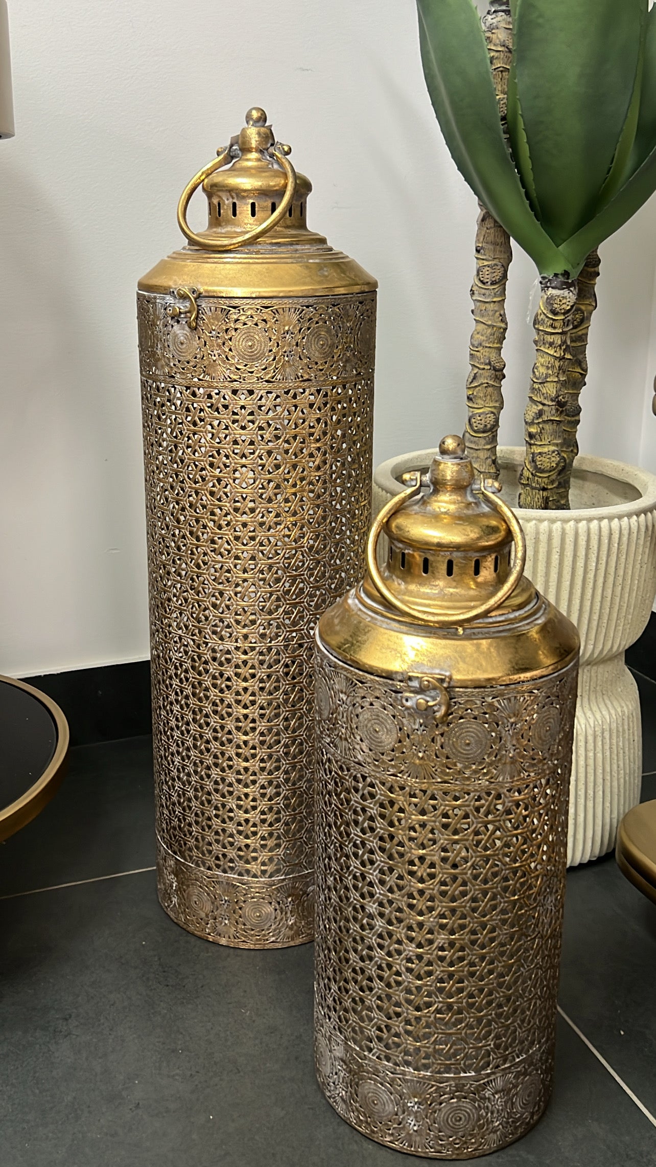 Morrocan Rustic gold Lantern