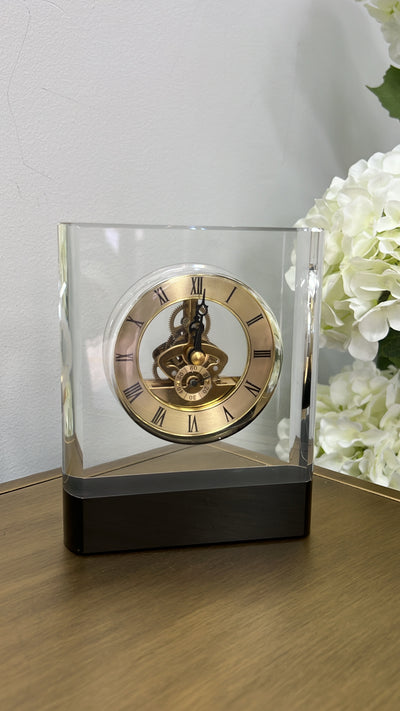 Gallery Crystal mechanical clock