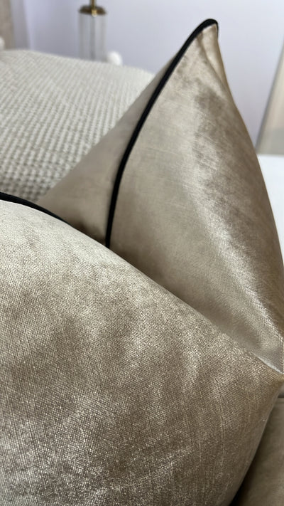 Royal luxe latte cushion