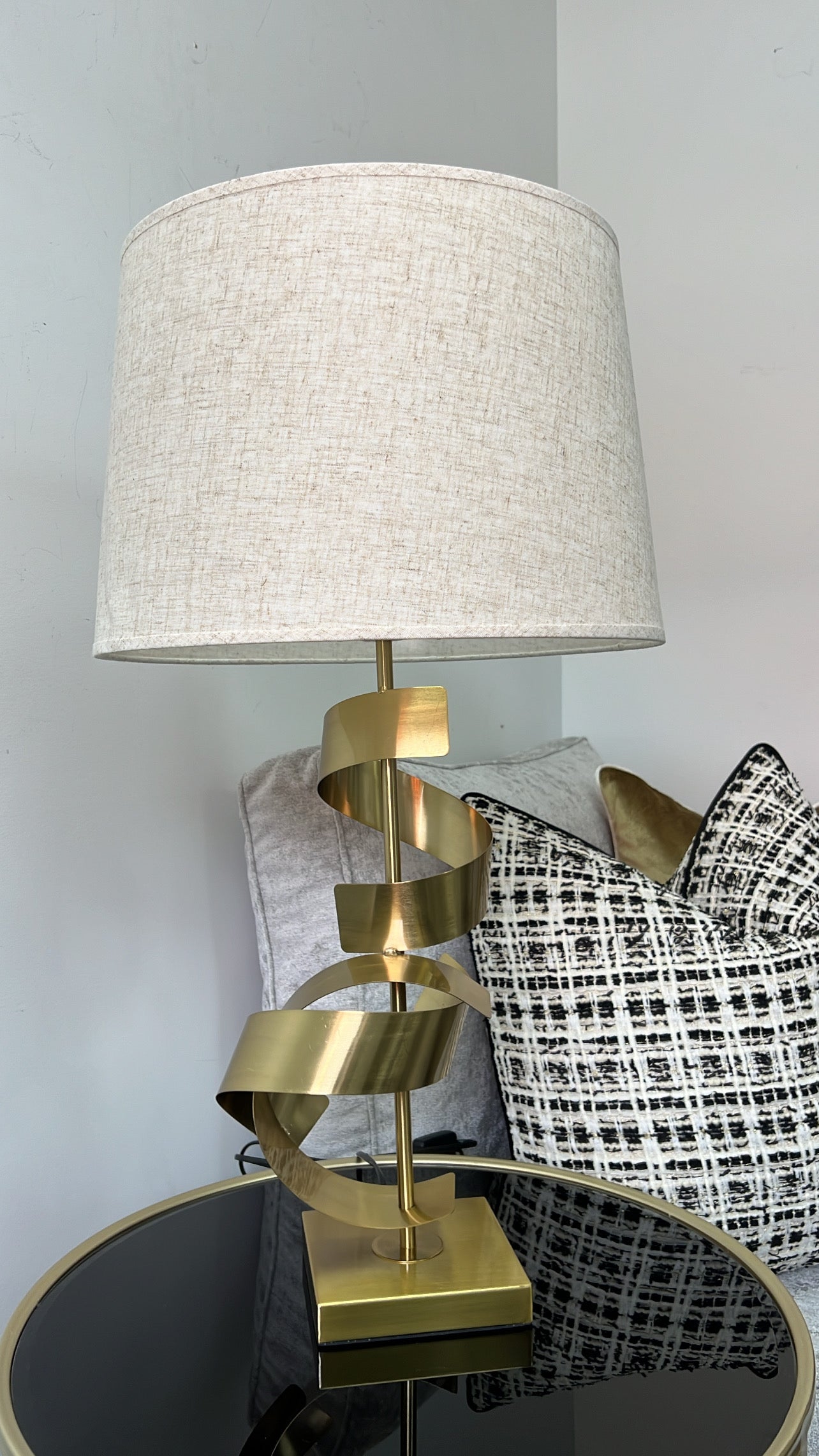 Deniz twist table Lamp - Luscious Homewares