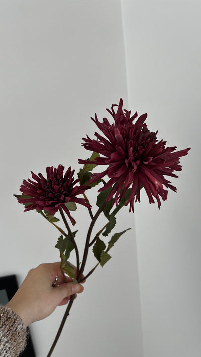 Dahlia artificial bloom stem