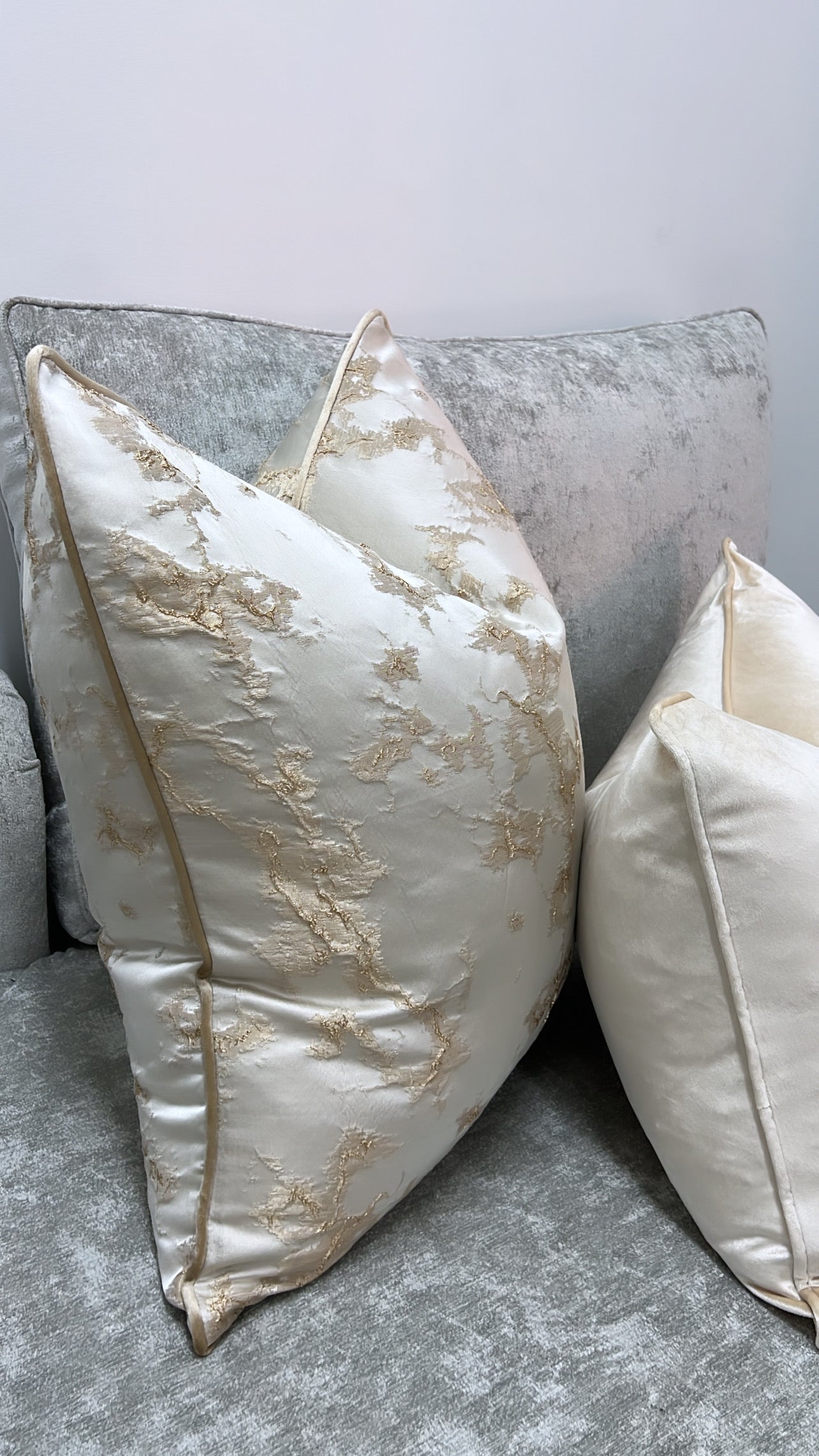 Belmond gold cushion - Luscious Homewares