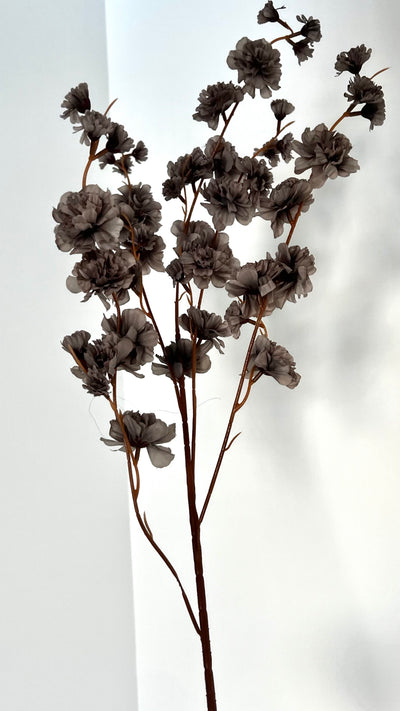 Silk cherry blossom stem