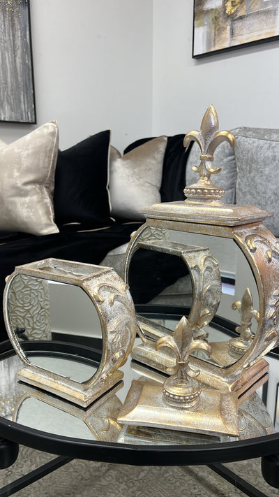 Charlotte mirrored champagne jars - Luscious Homewares