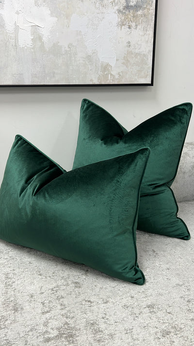 Luxe emerald cushion - Luscious Homewares