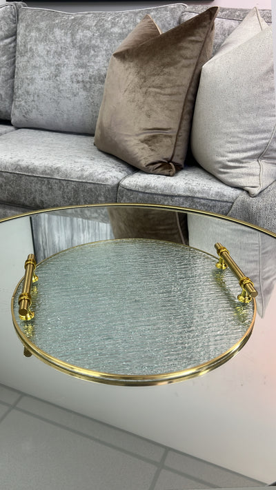 Waterfall round tray - Luscious Homewares