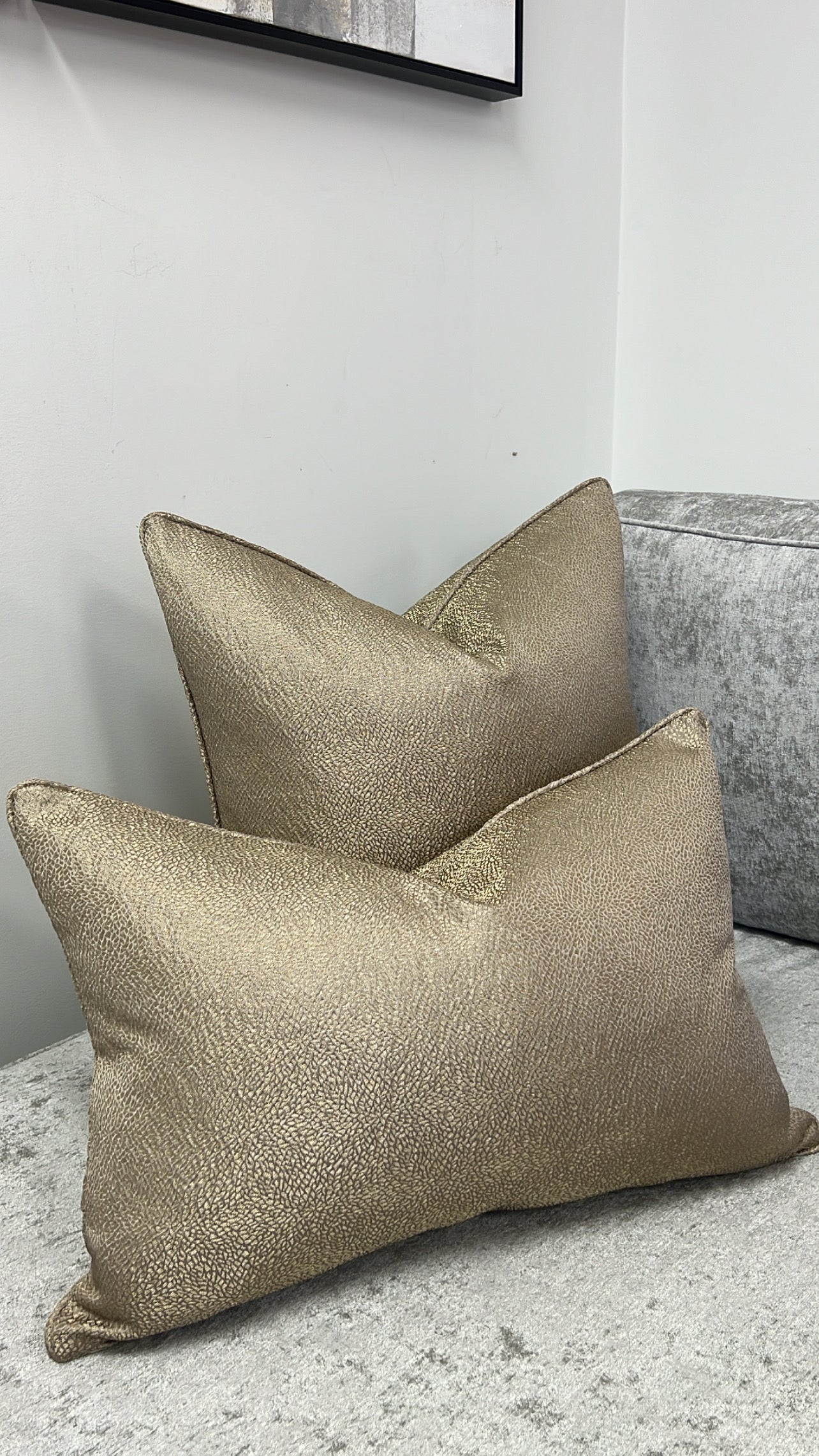 Gracious gold cushion - Luscious Homewares