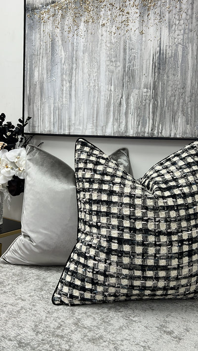 Luxe silver cushion - Luscious Homewares