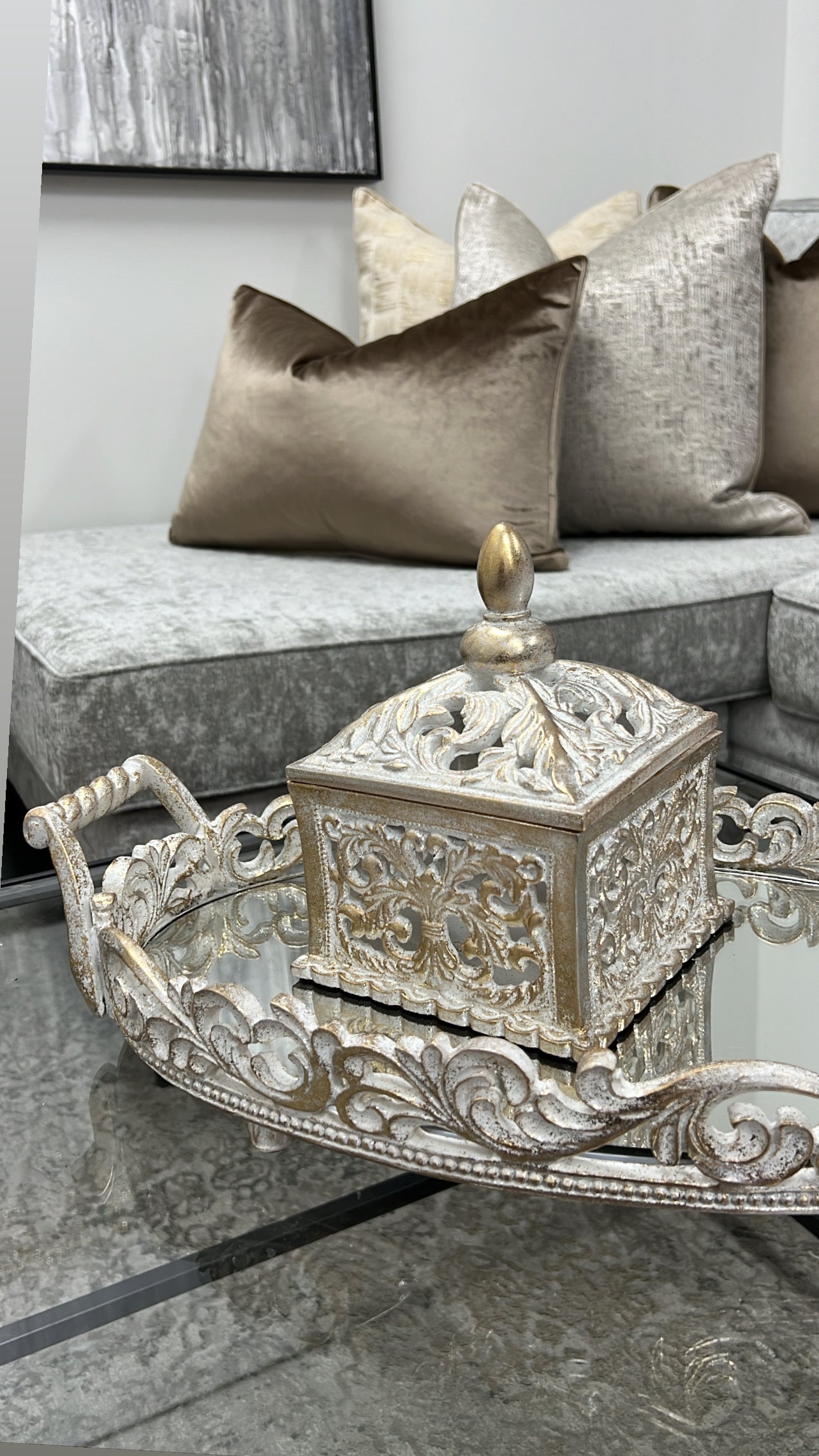 Victorian champagne trinket box - Luscious Homewares