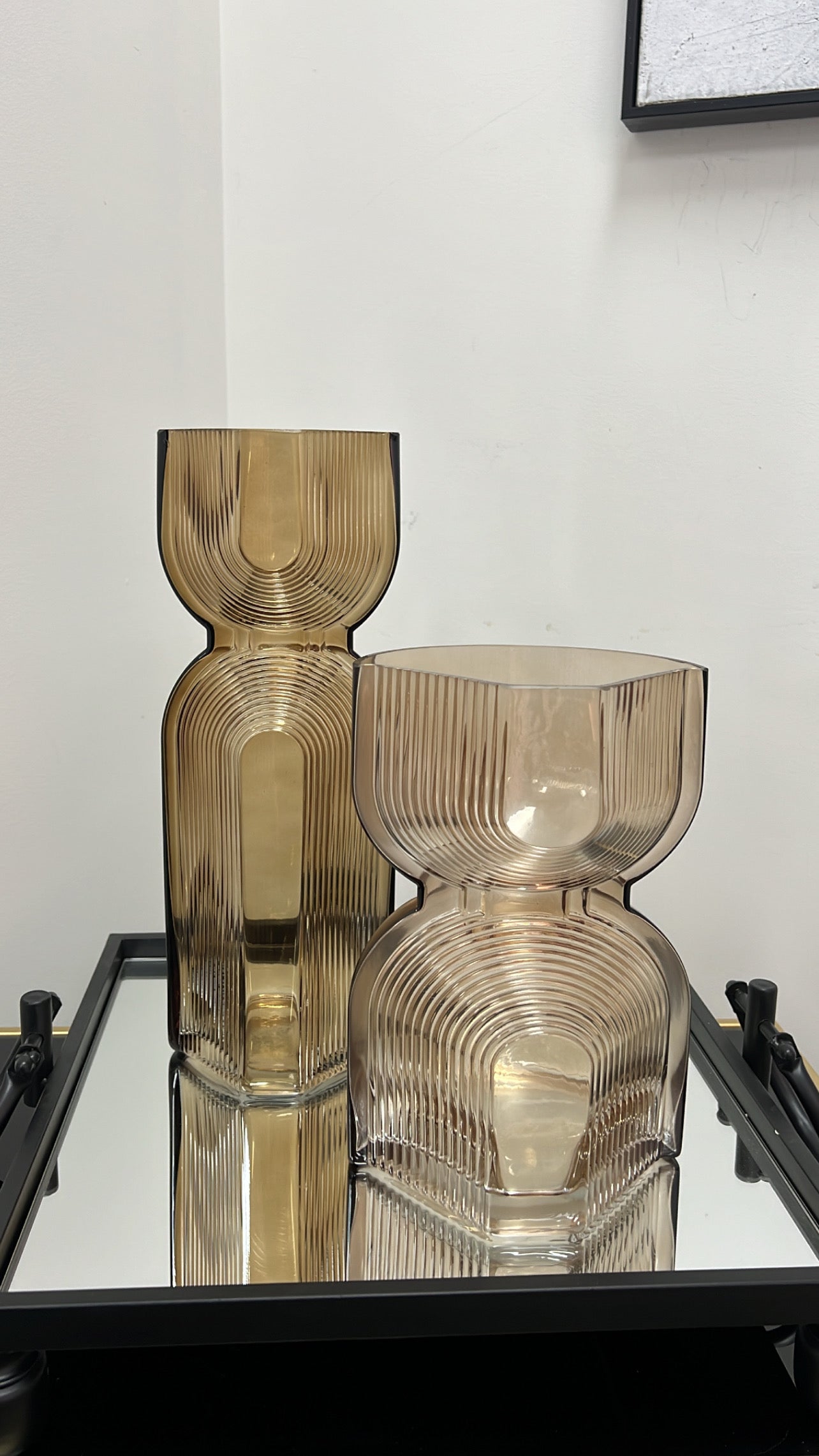 Elitte glass vases - Luscious Homewares