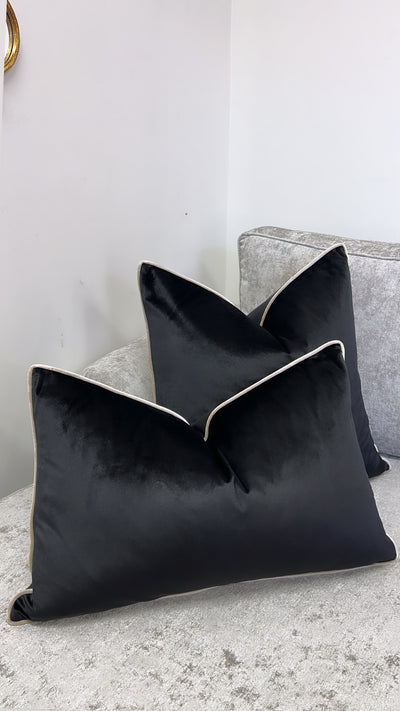 Ritual black cushion - Luscious Homewares