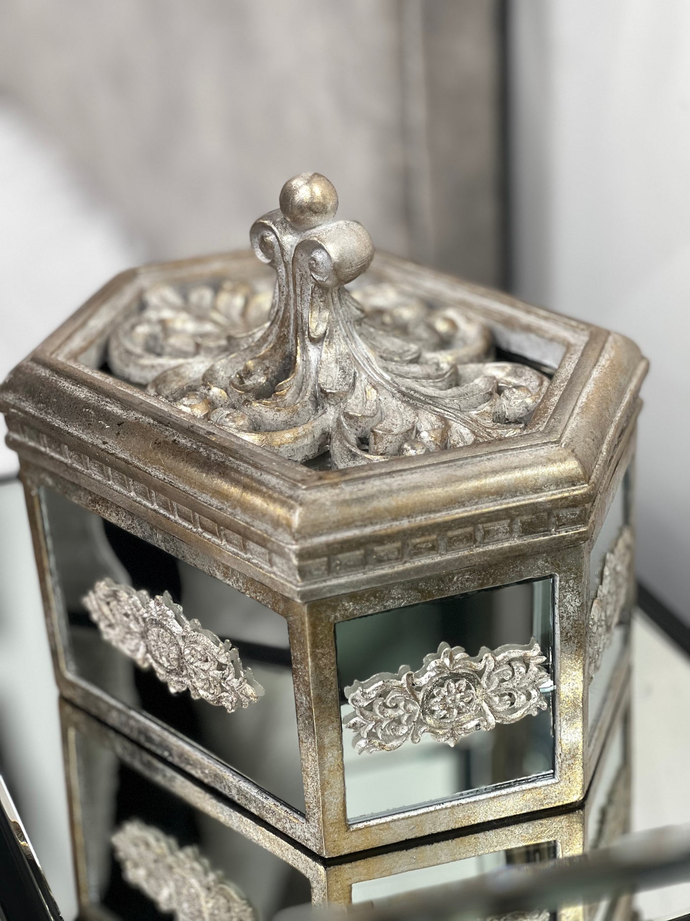 Victorian champagne ornate box - Luscious Homewares