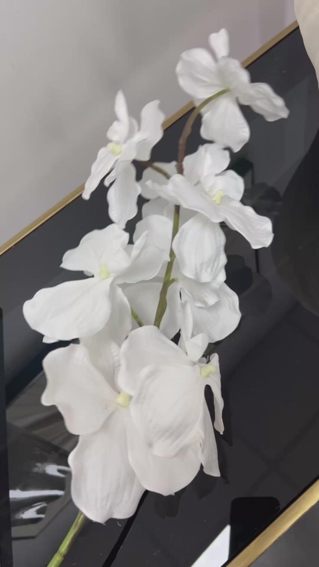 Angelican real touch white orchid 95 cm stem