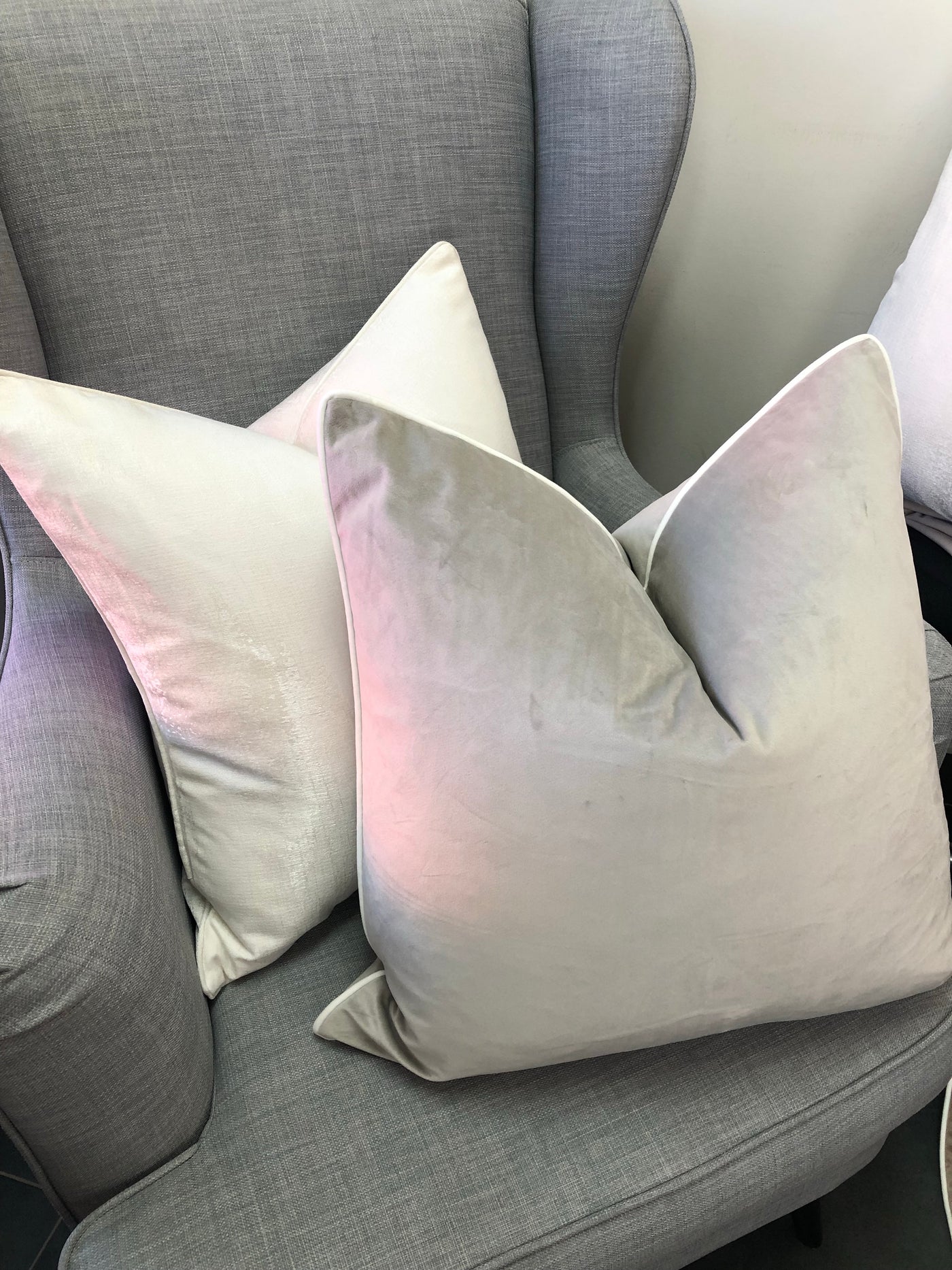 Latisha grey cushion - Luscious Homewares