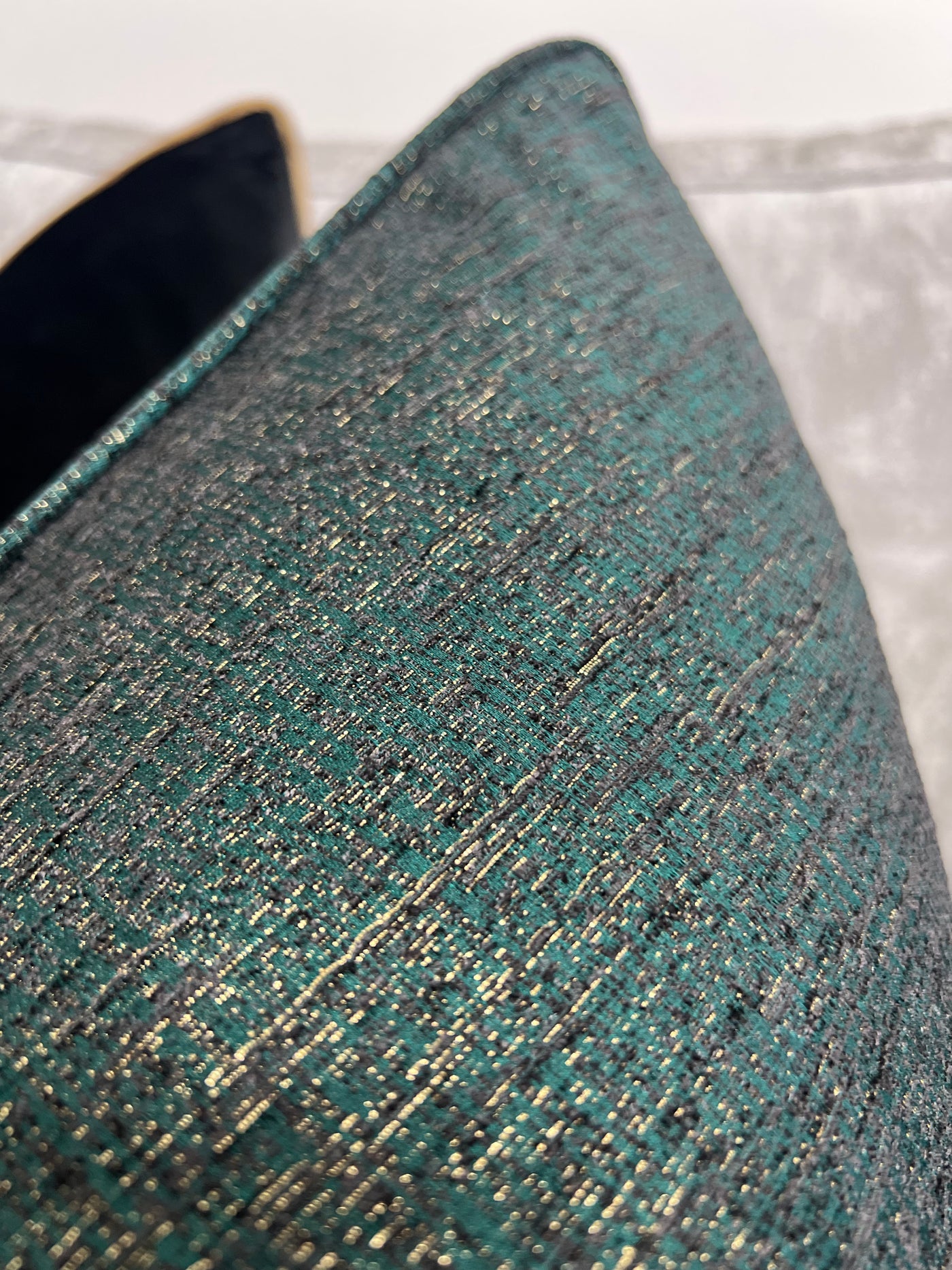 Emerald shimmer cushion - Luscious Homewares