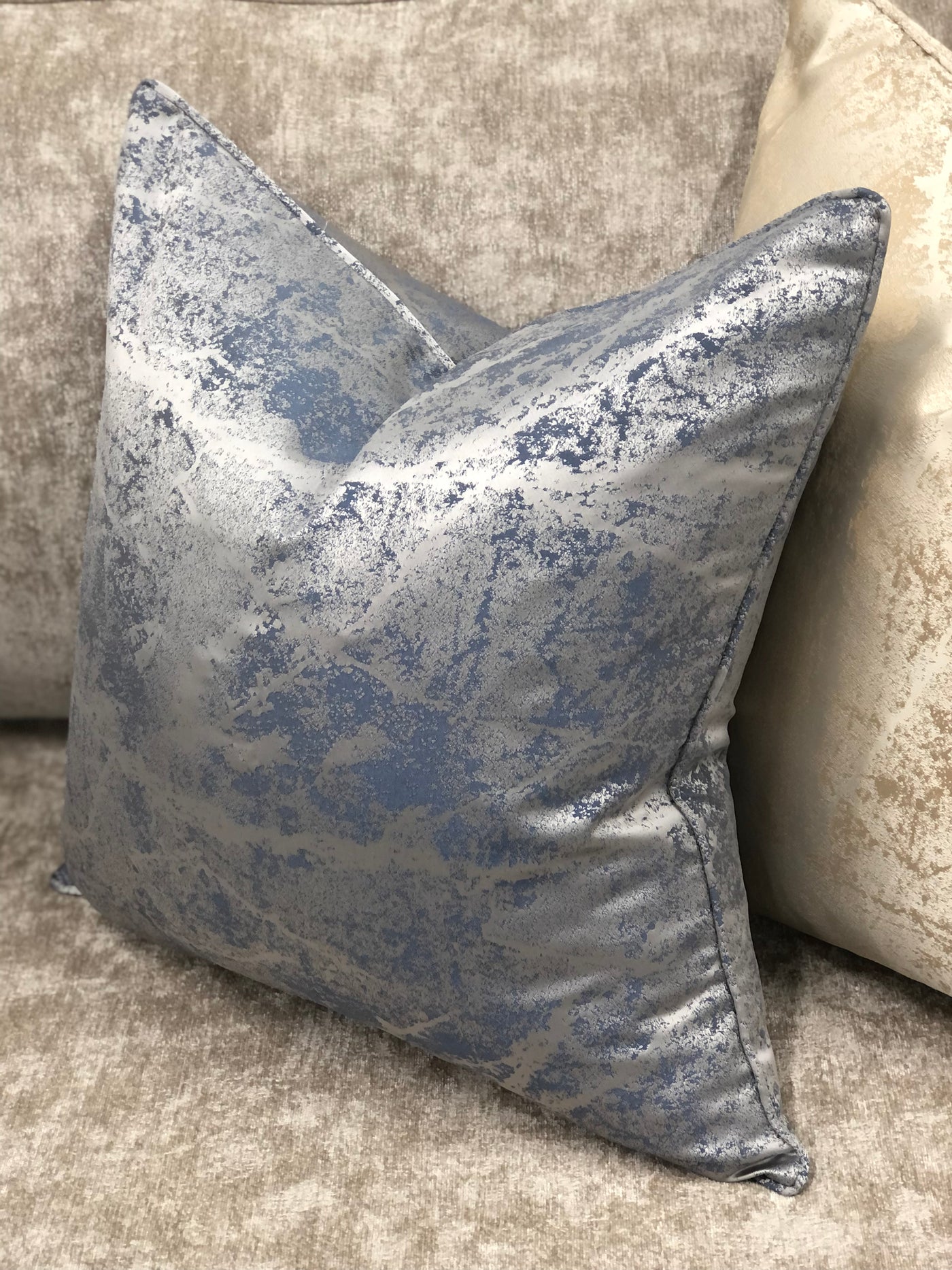 Gazelle blue Cushion 50x50 - Luscious Homewares