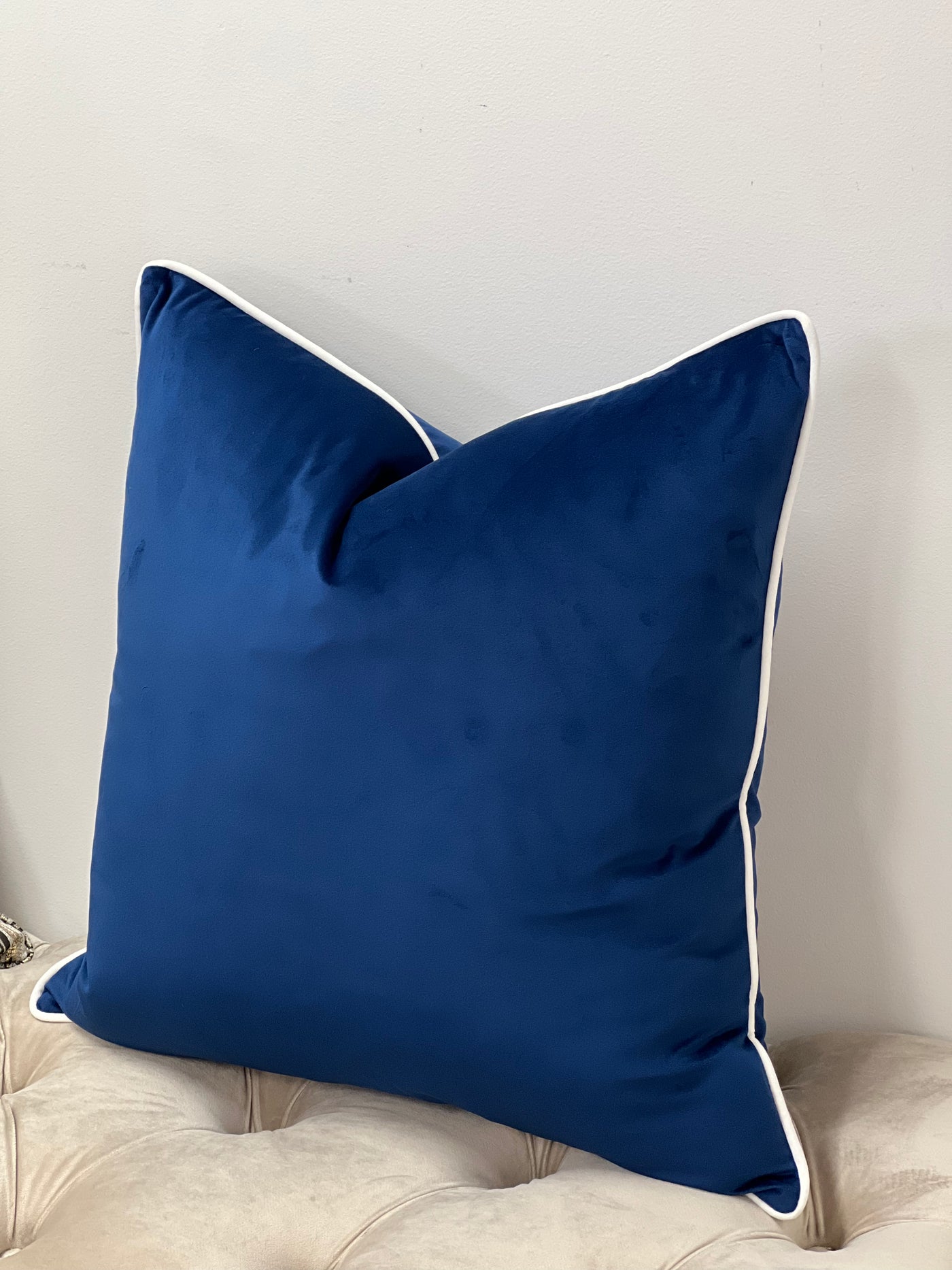 Latisha navy 55x55 - Luscious Homewares