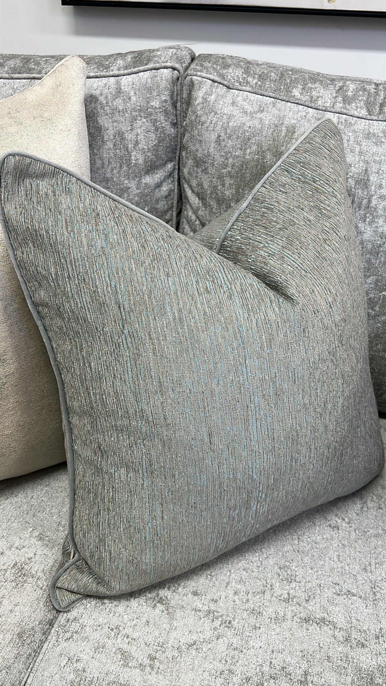 Valley sage Cushion 50x50 - Luscious Homewares