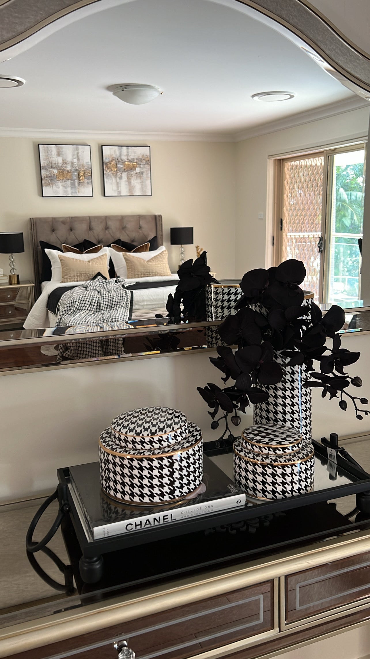 Black orchid flower - Luscious Homewares