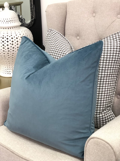 Amaya luxe soft blue 50x50 - Luscious Homewares