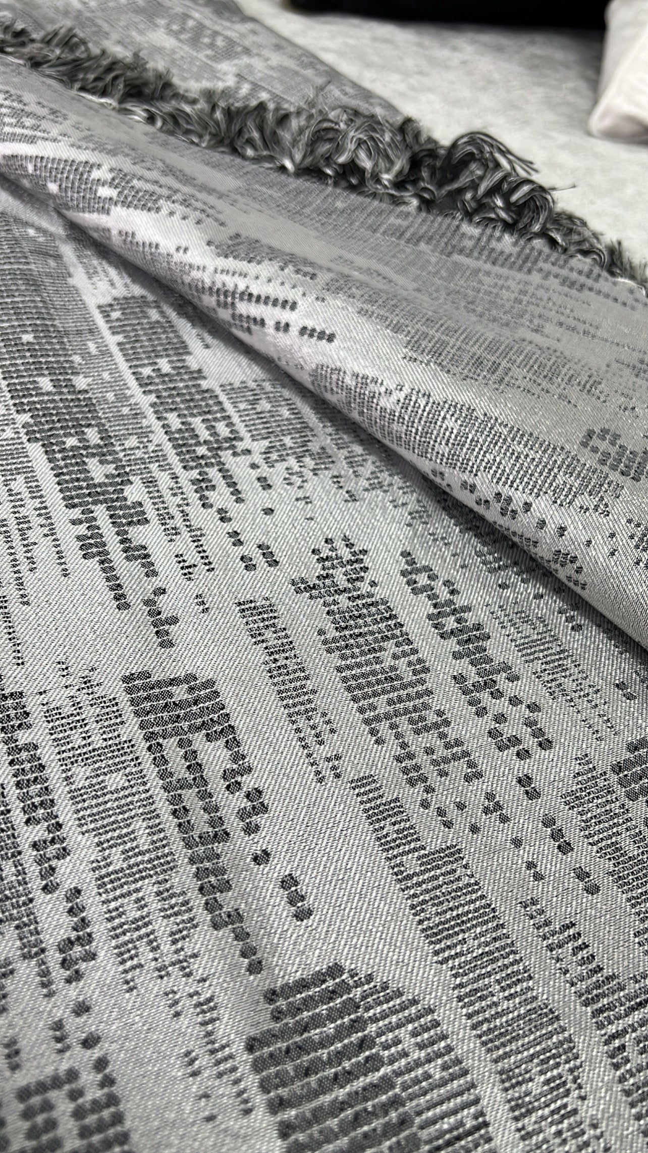 City night grey Throw double sided - Luscious Homewares