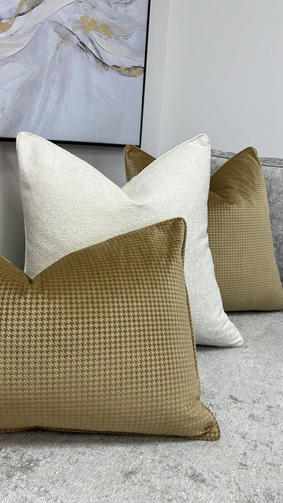 Russo gold cushion - Luscious Homewares