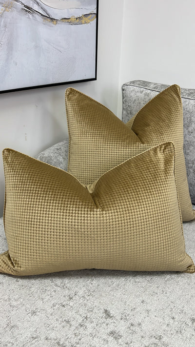 Russo gold cushion - Luscious Homewares