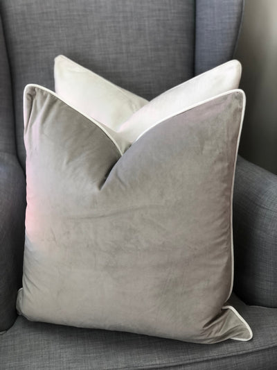 Latisha grey cushion - Luscious Homewares